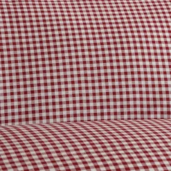Bed Sheets-Kirkland's Home Gingham Queen 3-Pc. Sheet Set Red