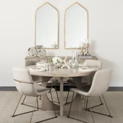 Decorative Mirrors-Kirkland's Home Giovanna Gold Metal Frame Ogee Arch Wall Mirror