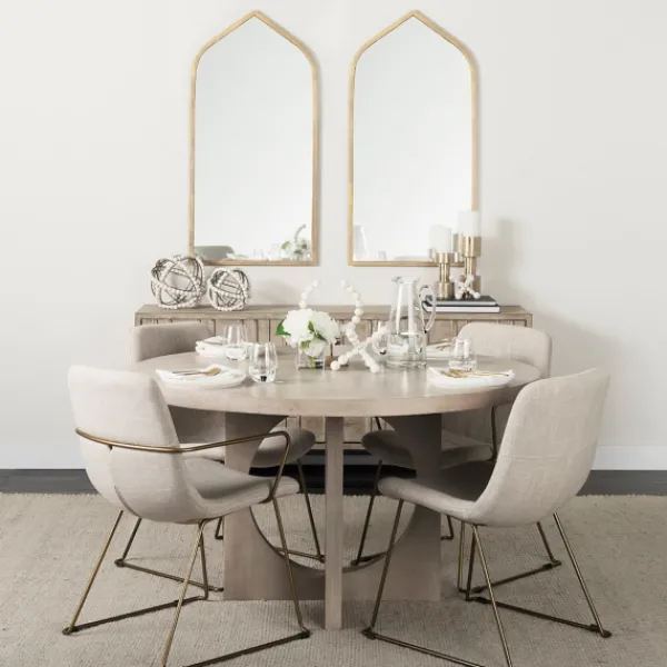 Decorative Mirrors-Kirkland's Home Giovanna Gold Metal Frame Ogee Arch Wall Mirror
