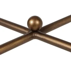 Coffee Tables-Kirkland's Home Glass And Metal Rectangle Porter Coffee Table Gold