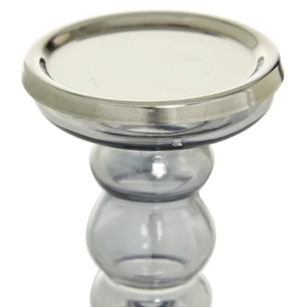 Candle Holders-Kirkland's Home Glass Candle Holders, Set Of 2 Clear
