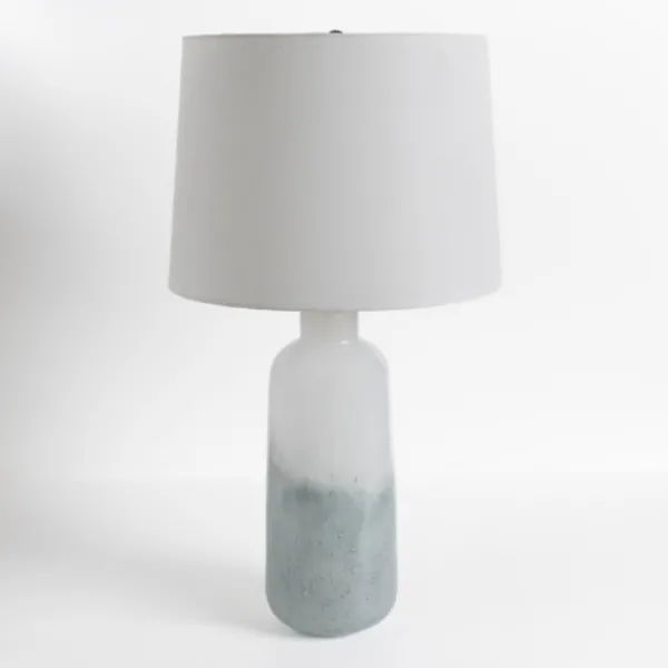Table Lamps-Kirkland's Home Glazed Blue And Ombre Table Lamp White