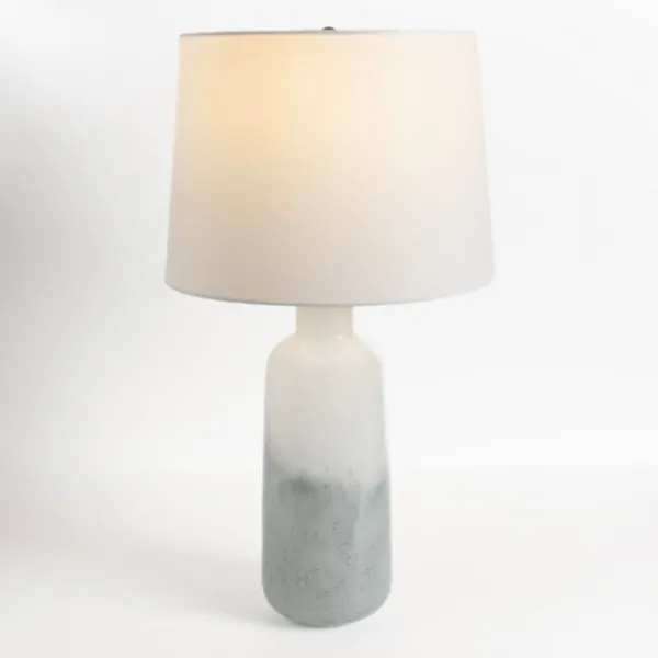 Table Lamps-Kirkland's Home Glazed Blue And Ombre Table Lamp White