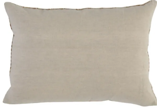 Pillows-Kirkland's Home Gold And Ivory Haven Lumbar Pillow Gold/Ivory/Tan