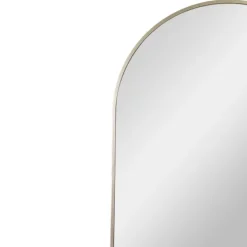 Decorative Mirrors-Kirkland's Home Gold Arch Frame Modern Wall Mirror