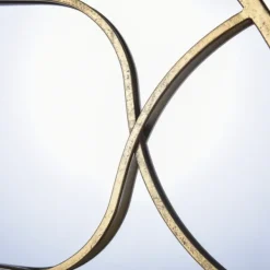Decorative Mirrors-Kirkland's Home Gold Circular Inset Round Wall Mirror