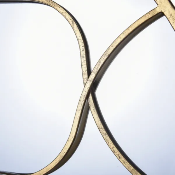 Decorative Mirrors-Kirkland's Home Gold Circular Inset Round Wall Mirror