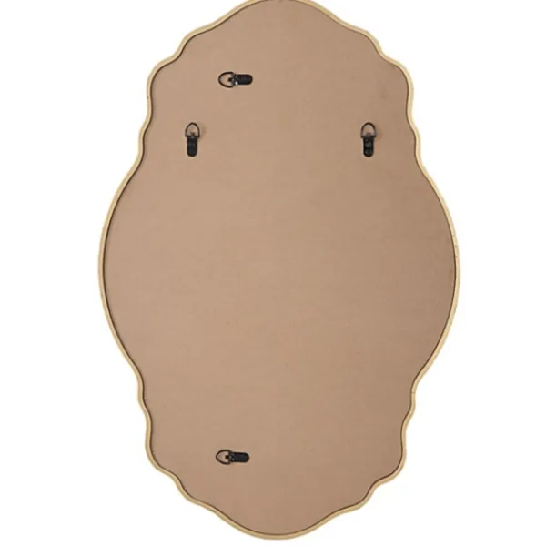 Decorative Mirrors-Kirkland's Home Gold Curved Beveled Frame Mirror