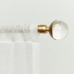 Curtain Rods & Hardware-Kirkland's Home Gold Eleanor Curtain Rod Set, 72 In.