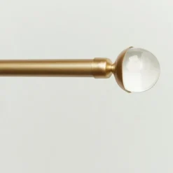 Curtain Rods & Hardware-Kirkland's Home Gold Eleanor Curtain Rod Set, 72 In.