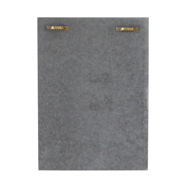 Wall Plaques-Kirkland's Home Gold Leaves Cement Wall Plaques, Set Of 4 Gold/Gray