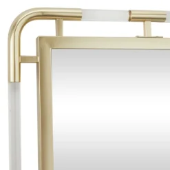 Decorative Mirrors-Kirkland's Home Gold Metal Brielle Wall Mirror