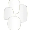 Decorative Mirrors-Kirkland's Home Gold Metal Caspian Wall Mirror
