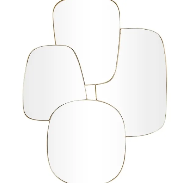 Decorative Mirrors-Kirkland's Home Gold Metal Caspian Wall Mirror