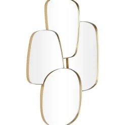 Decorative Mirrors-Kirkland's Home Gold Metal Caspian Wall Mirror