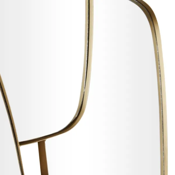 Decorative Mirrors-Kirkland's Home Gold Metal Caspian Wall Mirror