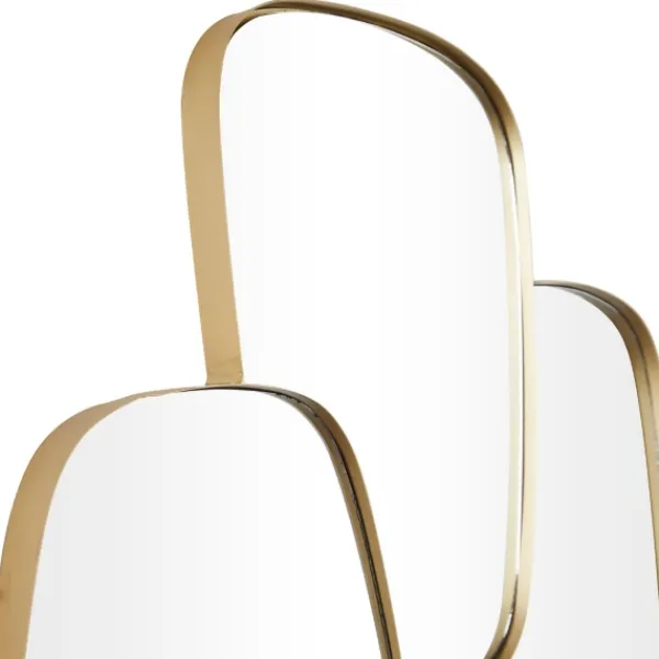 Decorative Mirrors-Kirkland's Home Gold Metal Caspian Wall Mirror