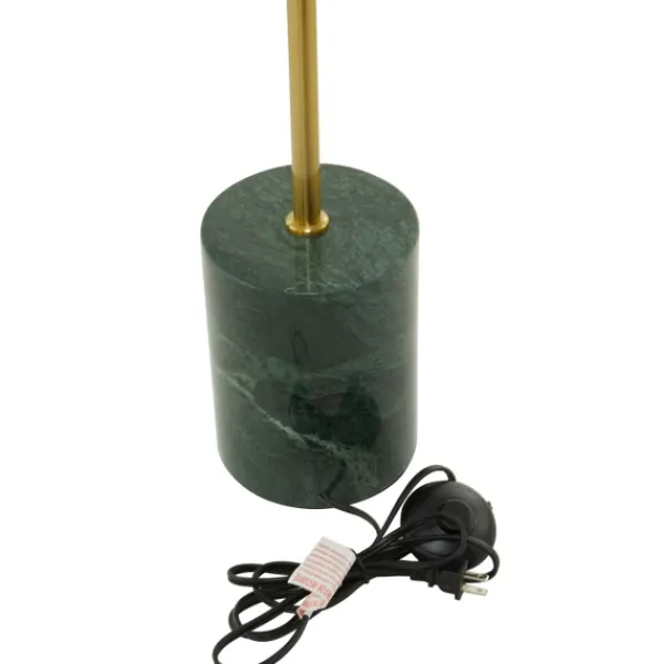 Floor Lamps-Kirkland's Home Gold Metal Dome Shade Floor Lamp Black