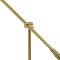 Table Lamps-Kirkland's Home Gold Metal Glass Task Shade Table Lamp Clear