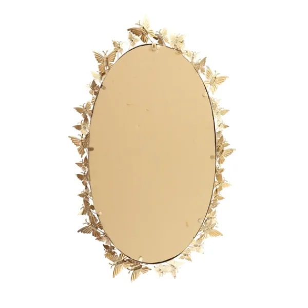 Decorative Mirrors-Kirkland's Home Gold Metal Layered Butterflies Framed Mirror