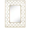 Decorative Mirrors-Kirkland's Home Gold Metal Quatrefoil Frame Mirror