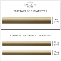 Curtain Rods & Hardware-Kirkland's Home Gold Open Sphere Curtain Rod, 120 In.