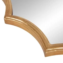 Decorative Mirrors-Kirkland's Home Gold Ornate Scalloped Mirror
