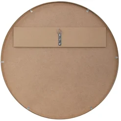 Framed Mirrors-Kirkland's Home Gold Round Simple Frame Large Wall Mirror