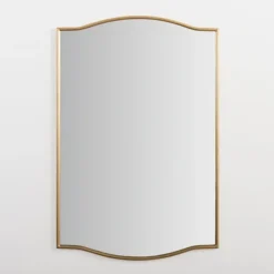 Decorative Mirrors-Kirkland's Home Gold Shield Wall Mirror