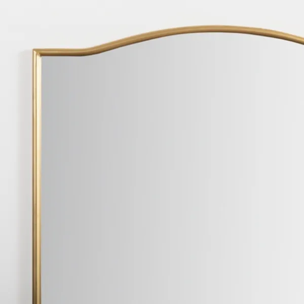 Decorative Mirrors-Kirkland's Home Gold Shield Wall Mirror