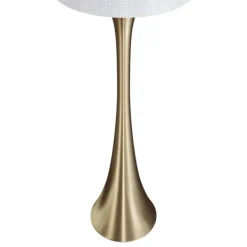 Table Lamps-Kirkland's Home Gold Sparkle Shade Tapered Table Lamps, Set Of 2 White