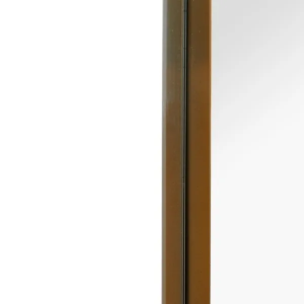 Decorative Mirrors-Kirkland's Home Gold Thin Iron Frame Curved Corner Mirror