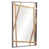 Framed Mirrors-Kirkland's Home Gold Tilted Abstract Framed Mirror