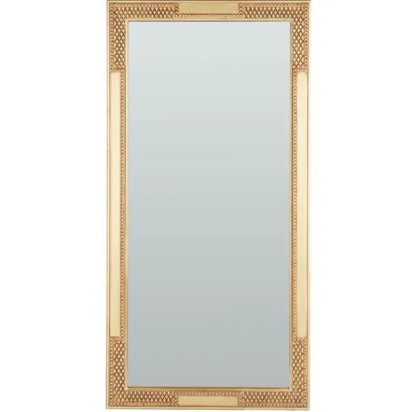Framed Mirrors-Kirkland's Home Golden Carved Textured Framed Mirror
