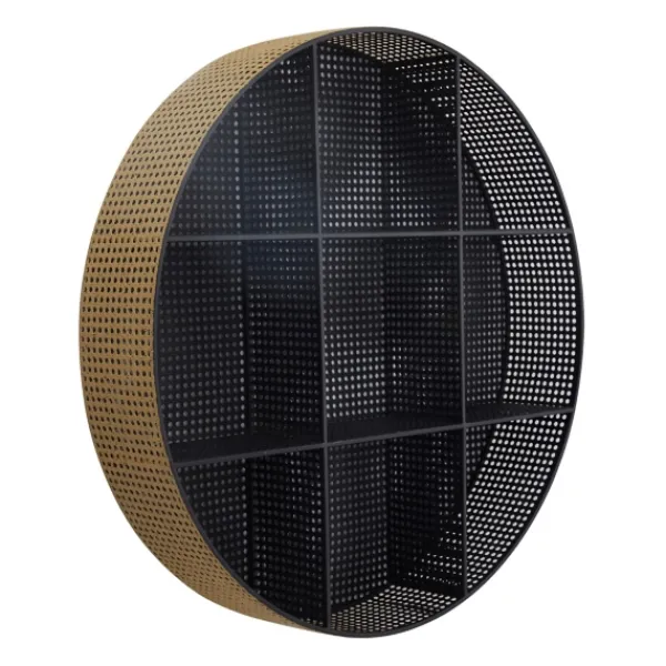 Shelves-Kirkland's Home Golden Dots Circle Cubbies Wall Shelf