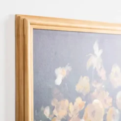 Framed Art-Kirkland's Home Golden Floral Framed Art Print Yellow/Green
