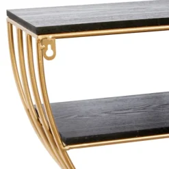 Shelves-Kirkland's Home Golden Half Moon Wall Shelves