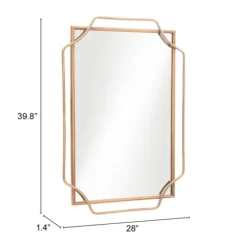 Framed Mirrors-Kirkland's Home Golden Infinity Layer Framed Mirror