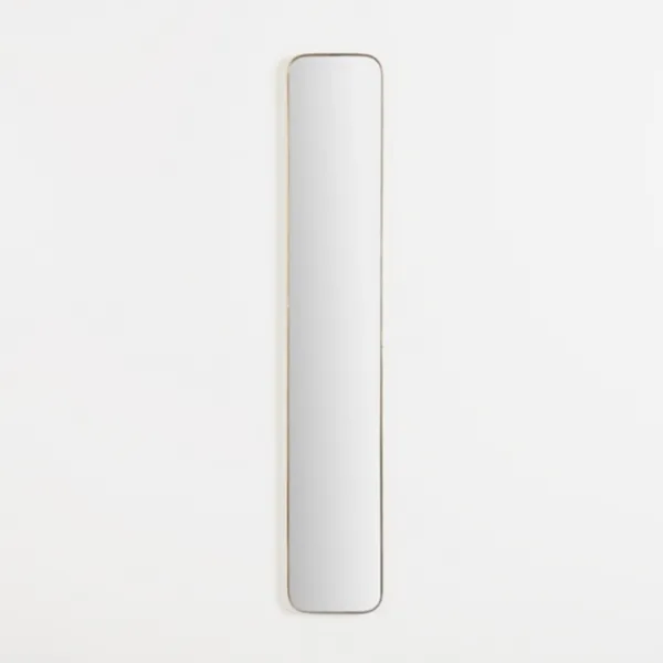 Framed Mirrors-Kirkland's Home Golden Linear Wall Mirror