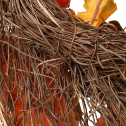 Wreaths-Kirkland's Home Golden Maple Pumpkins Harvest Wreath Orange/Red/Brown