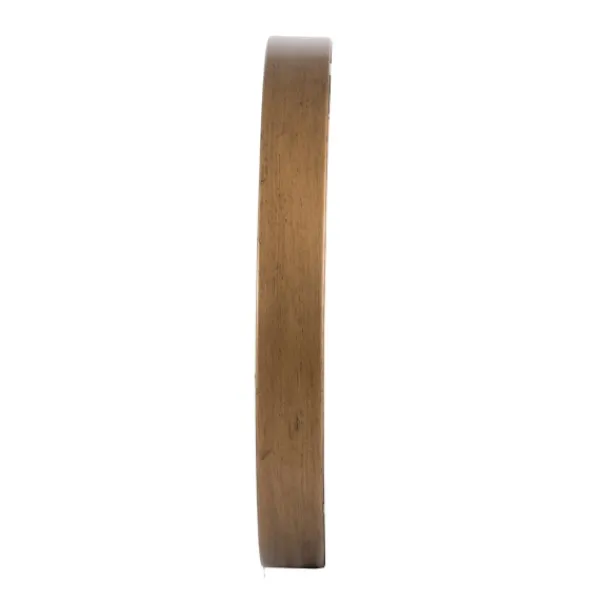 Clocks-Kirkland's Home Golden Mirrored Marbling Wall Clock