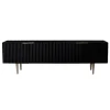 Tv Stands & Media Consoles-Kirkland's Home Golden Onyx Ribbed Side Console Table