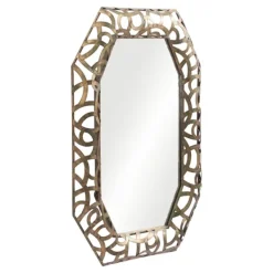 Decorative Mirrors-Kirkland's Home Golden Ringed Octopus Framed Mirror