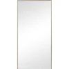 Framed Mirrors-Kirkland's Home Golden Simple Rectangular Frame Wall Mirror