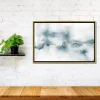 Framed Art-Kirkland's Home Golden Thread Abstract Canvas Framed Art White/Gray/Gold