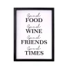 Wall Quotes & Signs-Kirkland's Home Good Food, Good Times Framed Wall Plaque White/Black