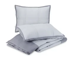 Quilts-Kirkland's Home Graham King 3-Pc. Quilt Set Gray