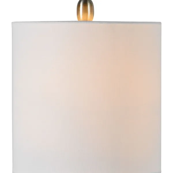 Table Lamps-Kirkland's Home Gray And Black Ceramic Table Lamp, Set Of 2 White