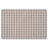 Kitchen & Floor Mats-Kirkland's Home Gray And Cream Plaid Kitchen Mat Gray/White