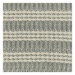 Blankets & Throws-Kirkland's Home Gray And Ivory Striped Cotton Throw Gray/Ivory